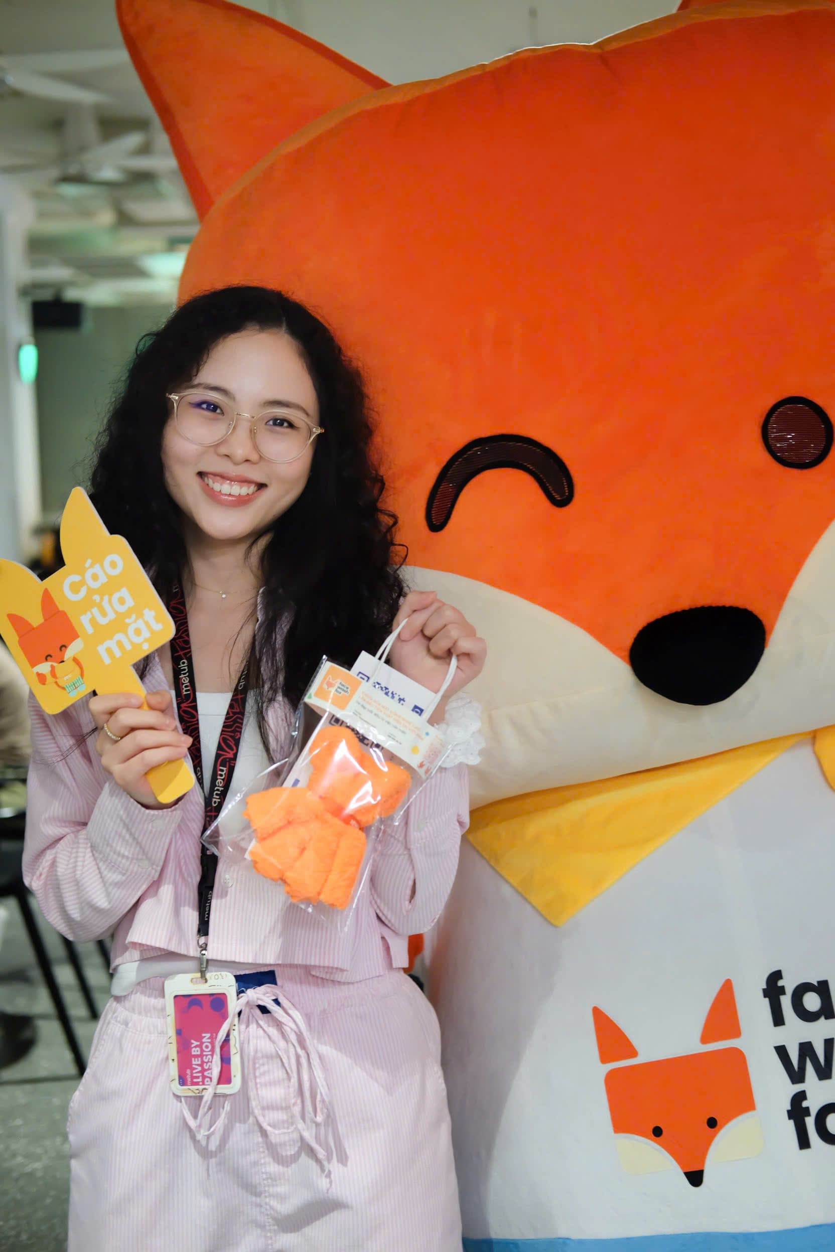 Trải nghiệm chăm sóc da Face Wash Fox tại văn phòng